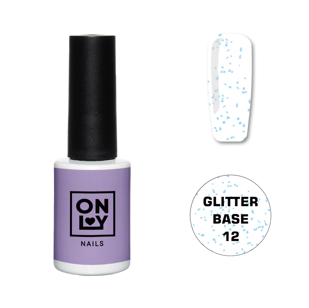 База Glitter №12 OnlyNails, 10 мл