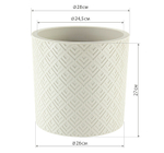 Кашпо ЭТНА с внутренней вставкой D280мм 9,5л