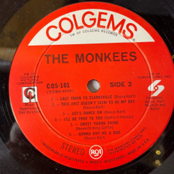 Винтажная виниловая пластинка LP The Monkees (USA 1966) I Wanna Be Free