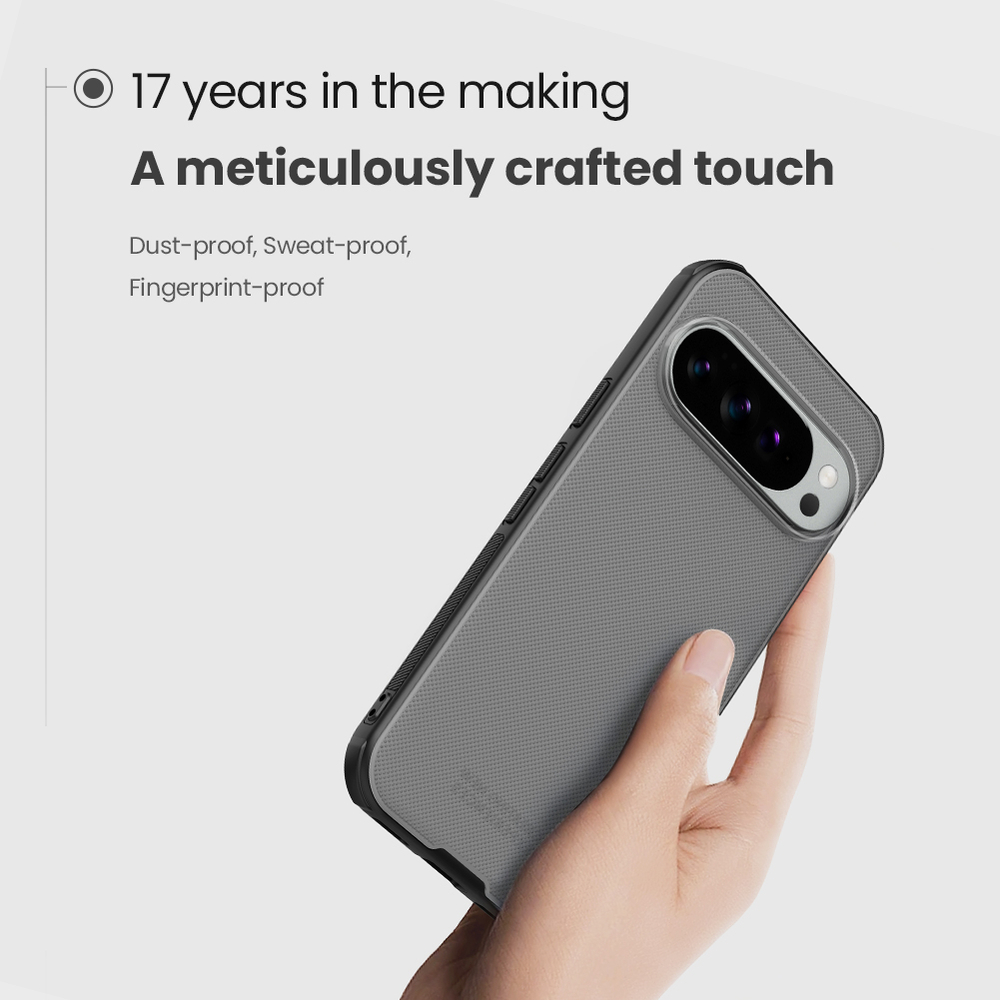 Чехол прозрачный тонированный для Google Pixel 10 и Pixel 10 Pro, серия Super Frosted Shield Pro (Clear version) от Nillkin