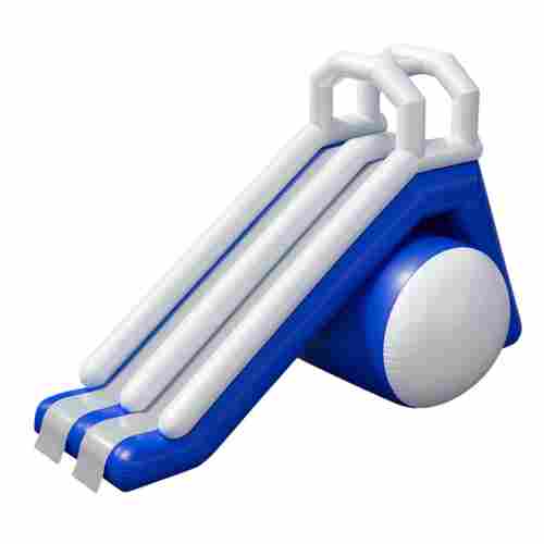 Надувная водная горка «Бело-синяя» 7×4×5 м