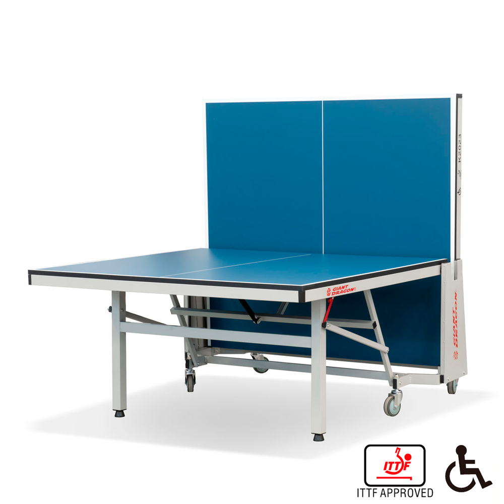Теннисный стол складной для помещений &quot;K-2023 ITTF Indoor&quot; (274 Х 152.5 Х 76 см ) с сеткой