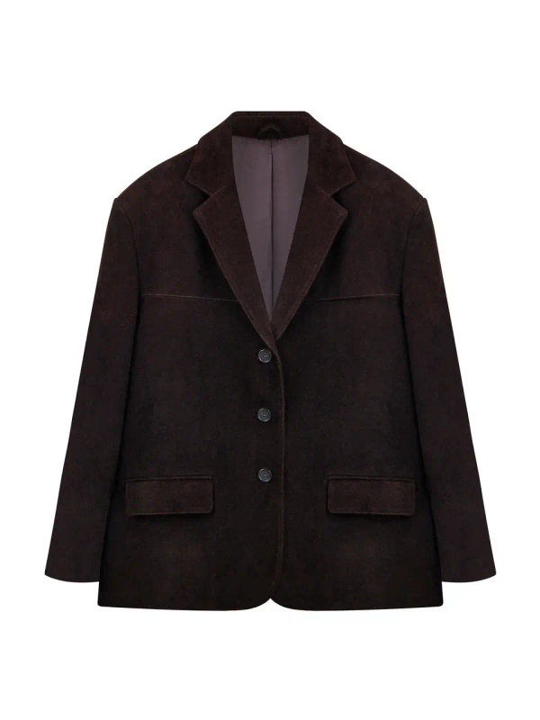 Jacket ODRI dark brown color