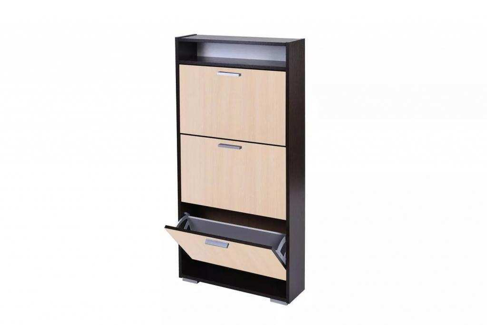 Обувница Комфорт УК-3 Венге/Дуб беленный