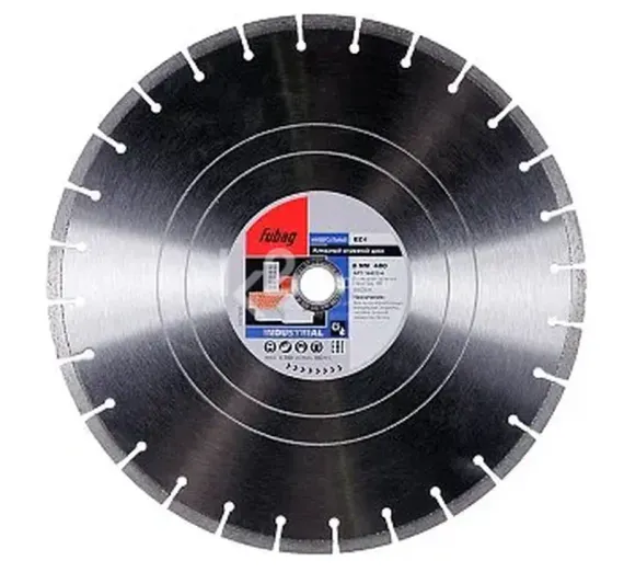 Алмазный отрезной диск по бетону и армированному бетону Fubag BZ-I D400 мм / 30-25,4 мм