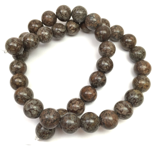 Обсидиан 10 мм, бусины