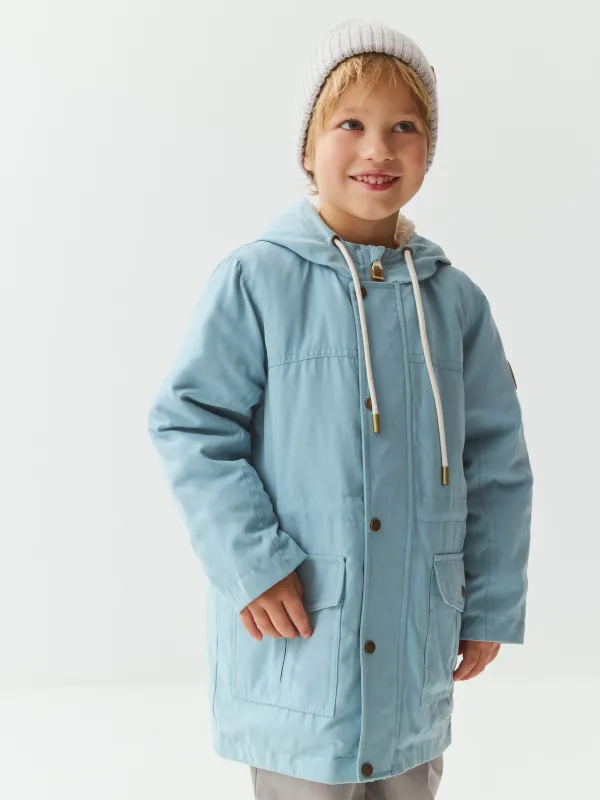 Парка демисезонная на меху 