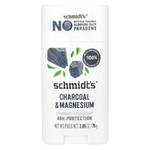 Schmidt's, дезодорант, древесный уголь и магний, 75 г (2,65 унции)