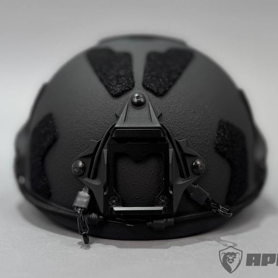 Шлем FAST Ops-Core без ушей с системой регулировки Венди, черный