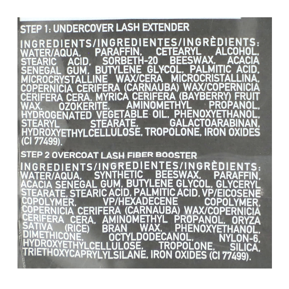 Palladio, Double Agent Mascara, черная как смоль, 5,5 мл (0,19 жидк. унц.)