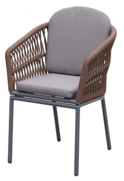 Кресло Favorita плетеное уличное с подушками