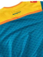 Джерси хоккейное синее ХК "Шанхайские Драконы", реплика с вышивками