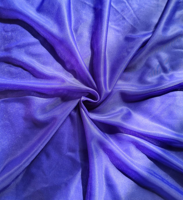 Сетка не эластичная мягкая ярко-синяя отрез 20*25 см