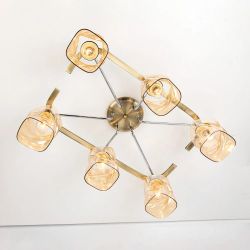 Citilux Плутон CL170162 Люстра потолочная Бронза Хром