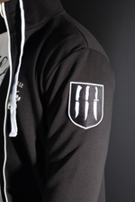 Худи на молнии Варгградъ мужская чёрная "Волколак" без начёса (Сказки тёмной стороны)