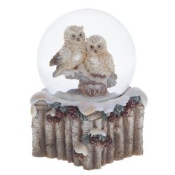 GAEM Фигурка декор в стекл шаре "Птички", D5 см, L8 W5 H8 см