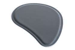 Коврик для мыши из темно-серой кожи оттенок графит танго