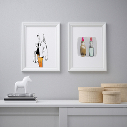 IKEA BILD  (ИКЕА БИЛД)  -  Плакат, Манхэттенская модница, 30x40 см