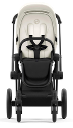 Коляска Cybex Priam IV Matt Black complete и автокресло Cloud G i-Size Lava Grey 3 в 1 Off White