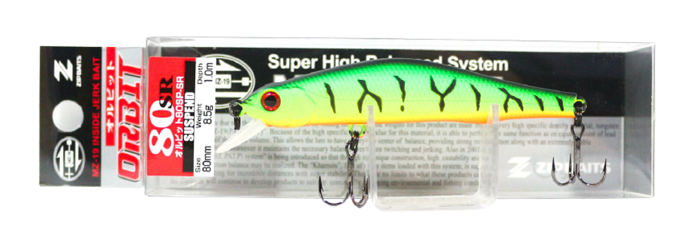 Воблер ZipBaits Orbit 80 SR 995 Hot Tiger19