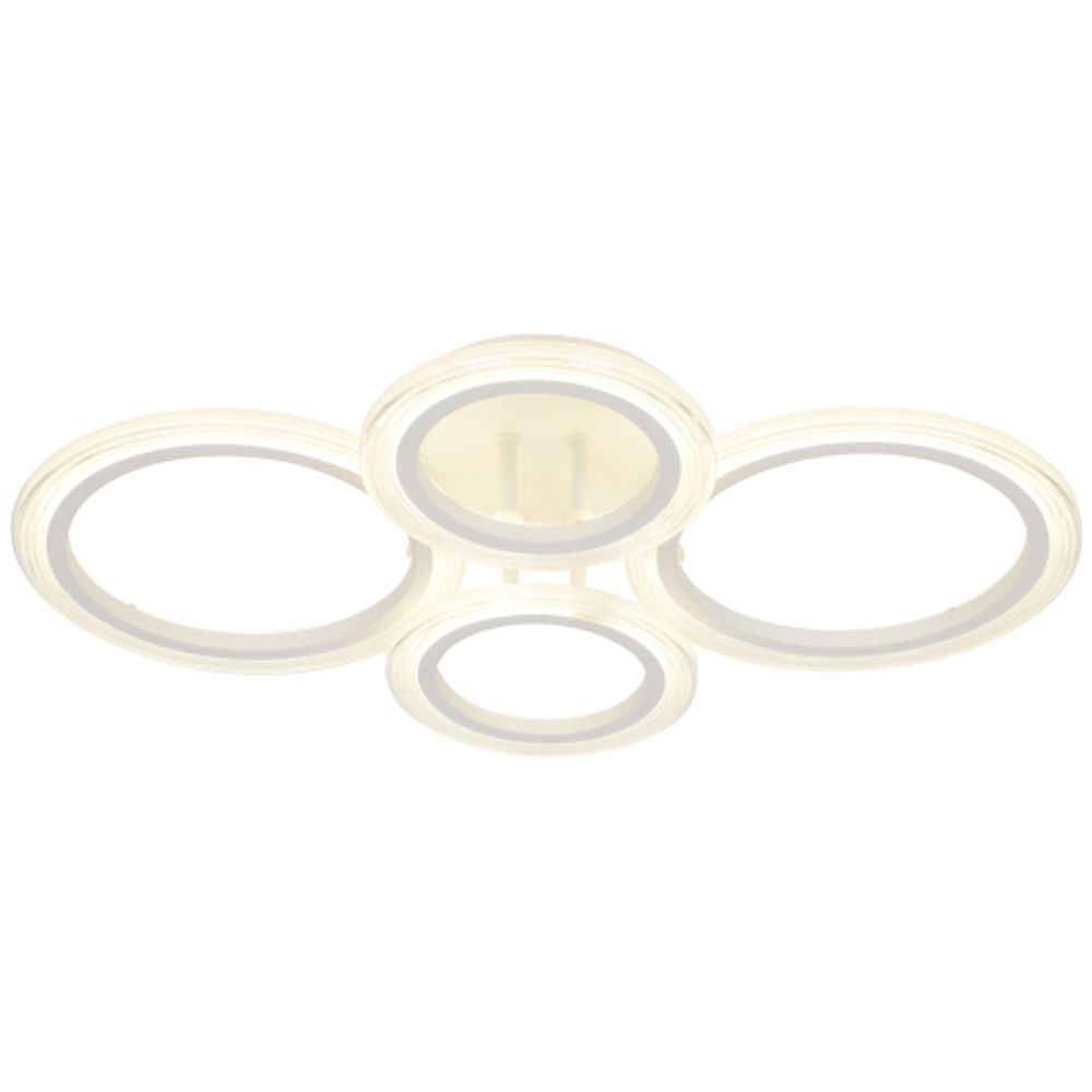 Светильник потолочный светодиодный ЭРА Модерн Ring CLL-1-59-RC WH с ДУ 59W 3000-6500К белый | Светильники SPB-6 с ДУ