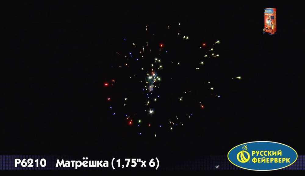 Фестивальные шары "Матрёшка" (1,75" x 6)