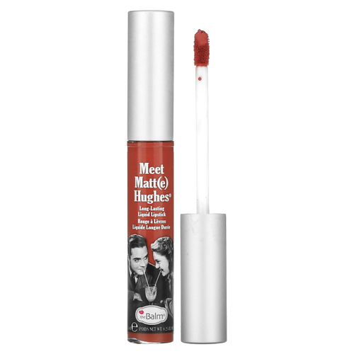 theBalm Cosmetics, Meet Matt(e) Huges®, жидкая помада для стойкого эффекта, насыщенная, 7,4 мл (0,25 жидк. унции)