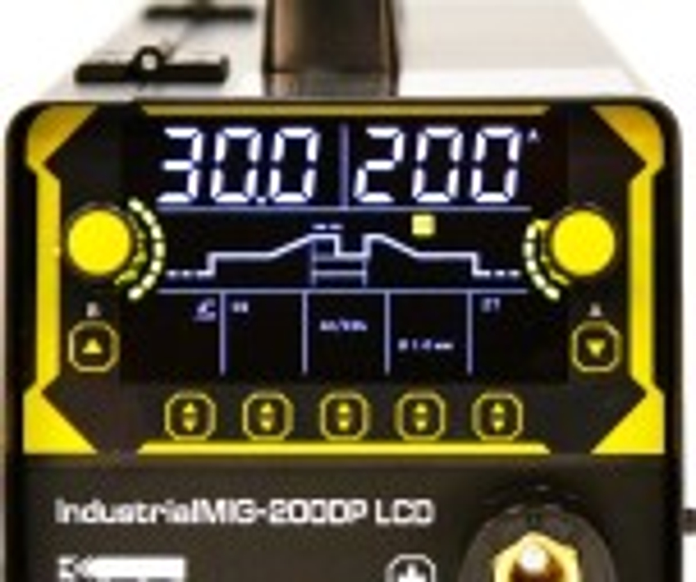 Сварочный полуавтомат Кедр IndustrialMIG-200DP LCD 8031645