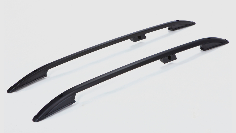Рейлинги Can Otomotiv на крышу SSANGYONG KORANDO 2010-2019 (Crown, Алюминий, Сверление кузова, черный) арт.SSNG.73.0111