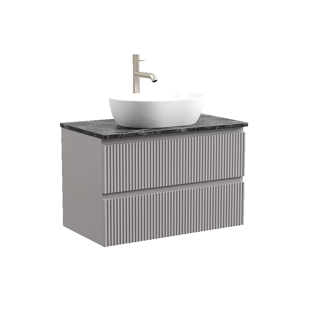 Тумба с раковиной Sancos SNOB R 80 со столешницей, Doha Soft