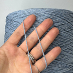 BOURETTE - Luxury Selection by Ri.Go; 100% шёлк; 270м/100гр; col.11010, цвет: голубой припыленный; S503