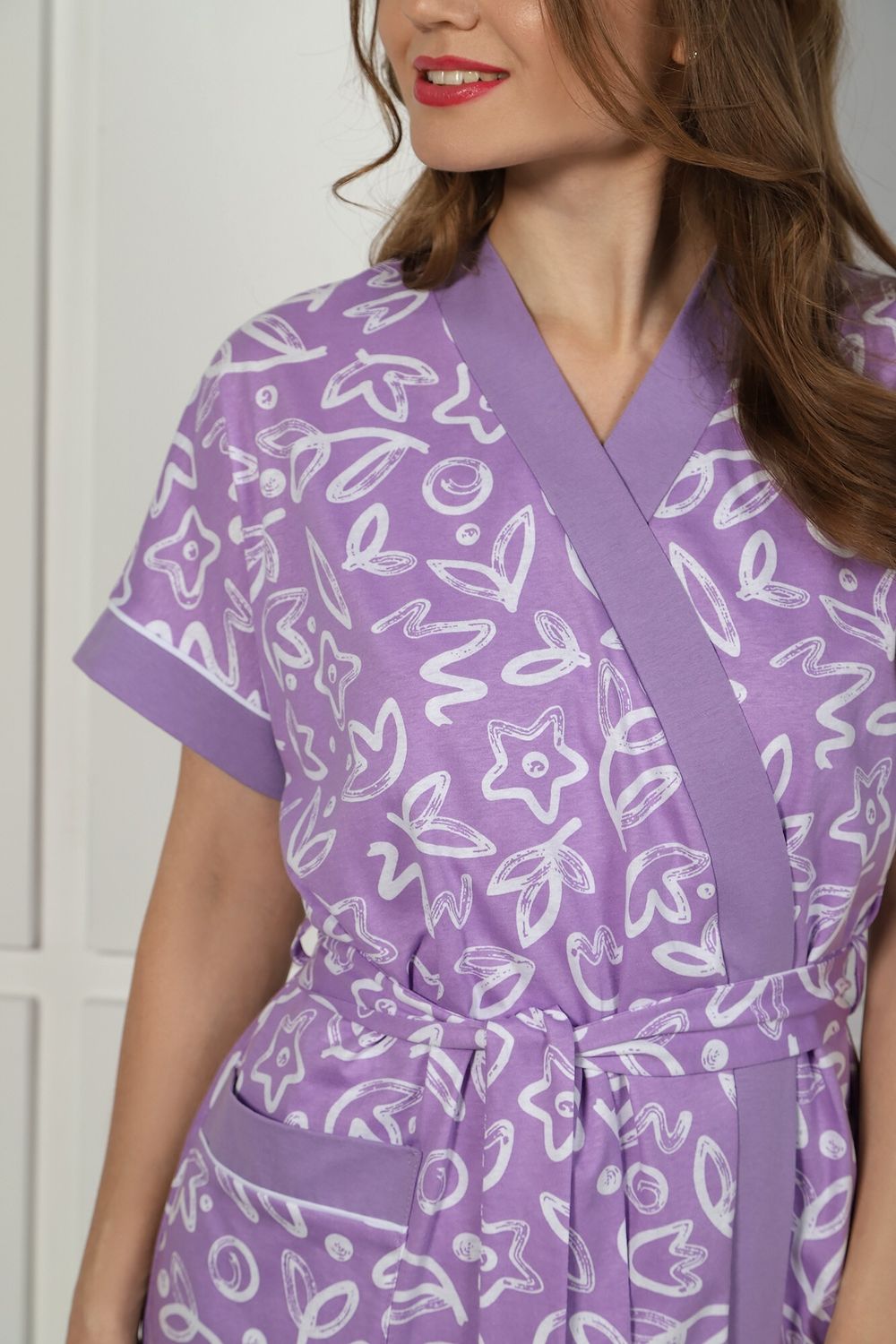 Халат Саманта-3 Виотекс СИРЕНЕВЫЙ