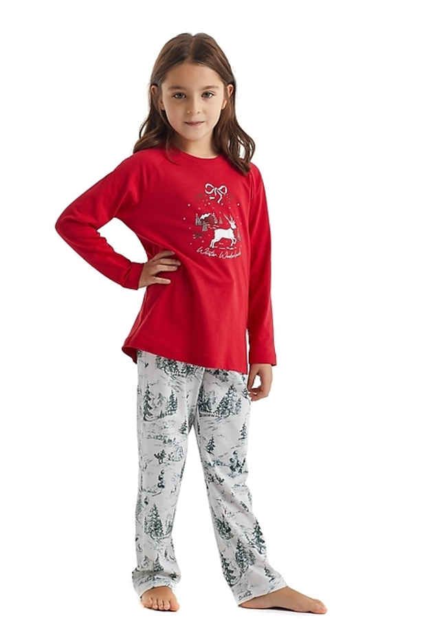 Пижама с брюками для девочки