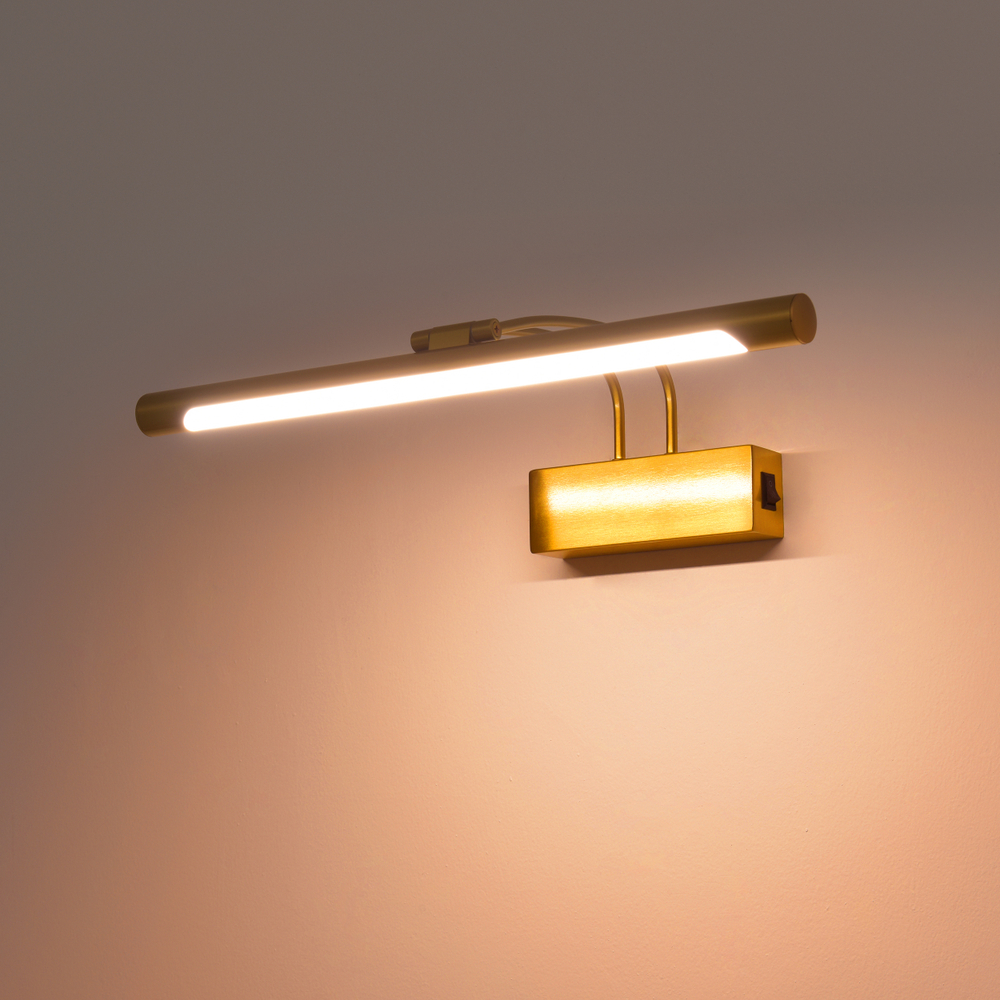 201151 Бра NOCE LED 9W 550LM ЛАТУНЬ 3000/4000/6000K