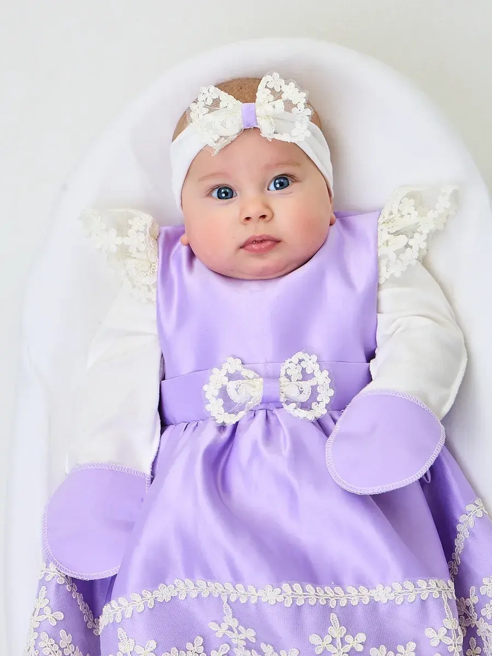 Конверт на выписку с платьем летний