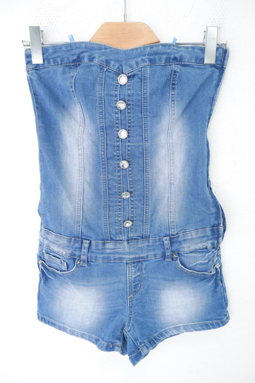 Комбинезон джинсовый 44 размер