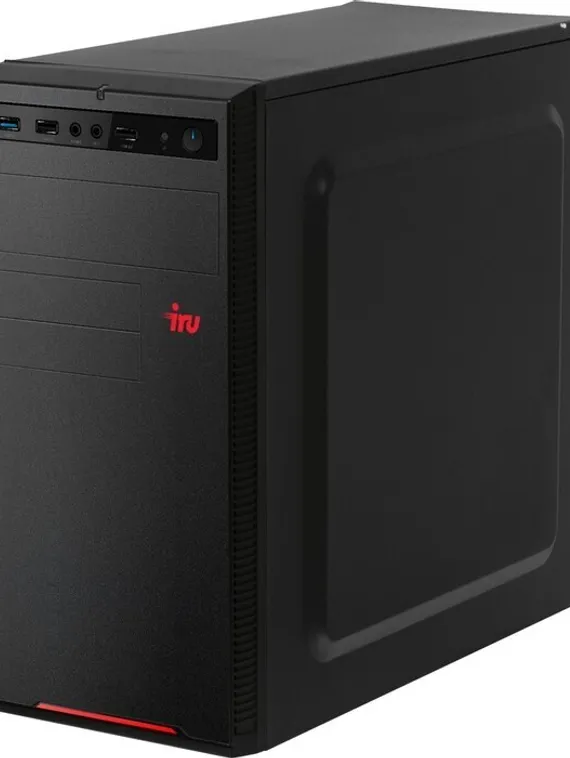 Компьютер IRU Home 310H5SE MT, G6405, 8Гб, SSD 120 Гб, UHDG 610, FDos, чёрный