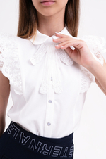 Блуза к/р трикотаж. д/д DELORAS C63715S