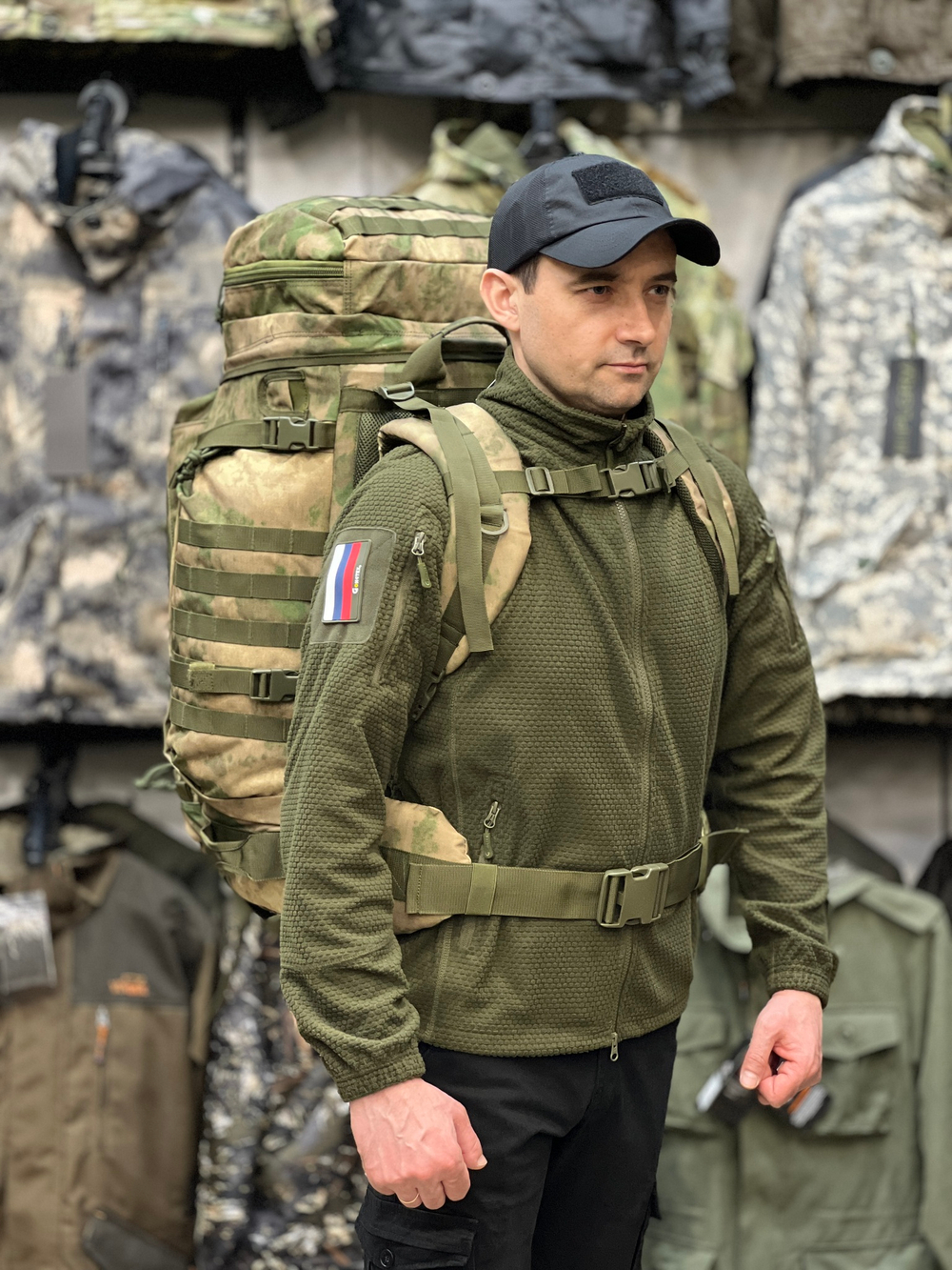 Рюкзак рейдовый 7.62, 100 л, Лес