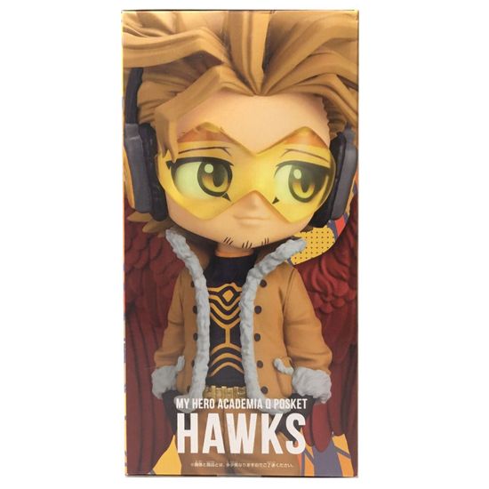 Фигурка Q Posket MHA Hawks, 14 см / Фигурка по мотивам аниме "Моя геройская академия", Ястреб, 14 см