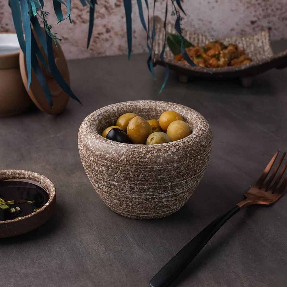 Салатник 130 мл d 11,6 см h7,5 см Brown Untouched Taiga P.L. Proff Cuisine [1]