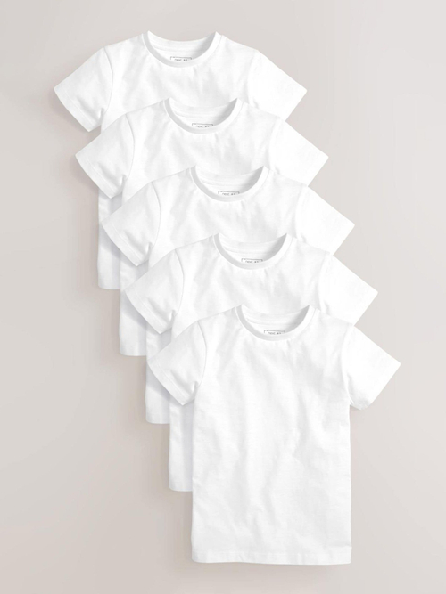 Футболка для мальчика Next 585-857, 5 шт., Белый