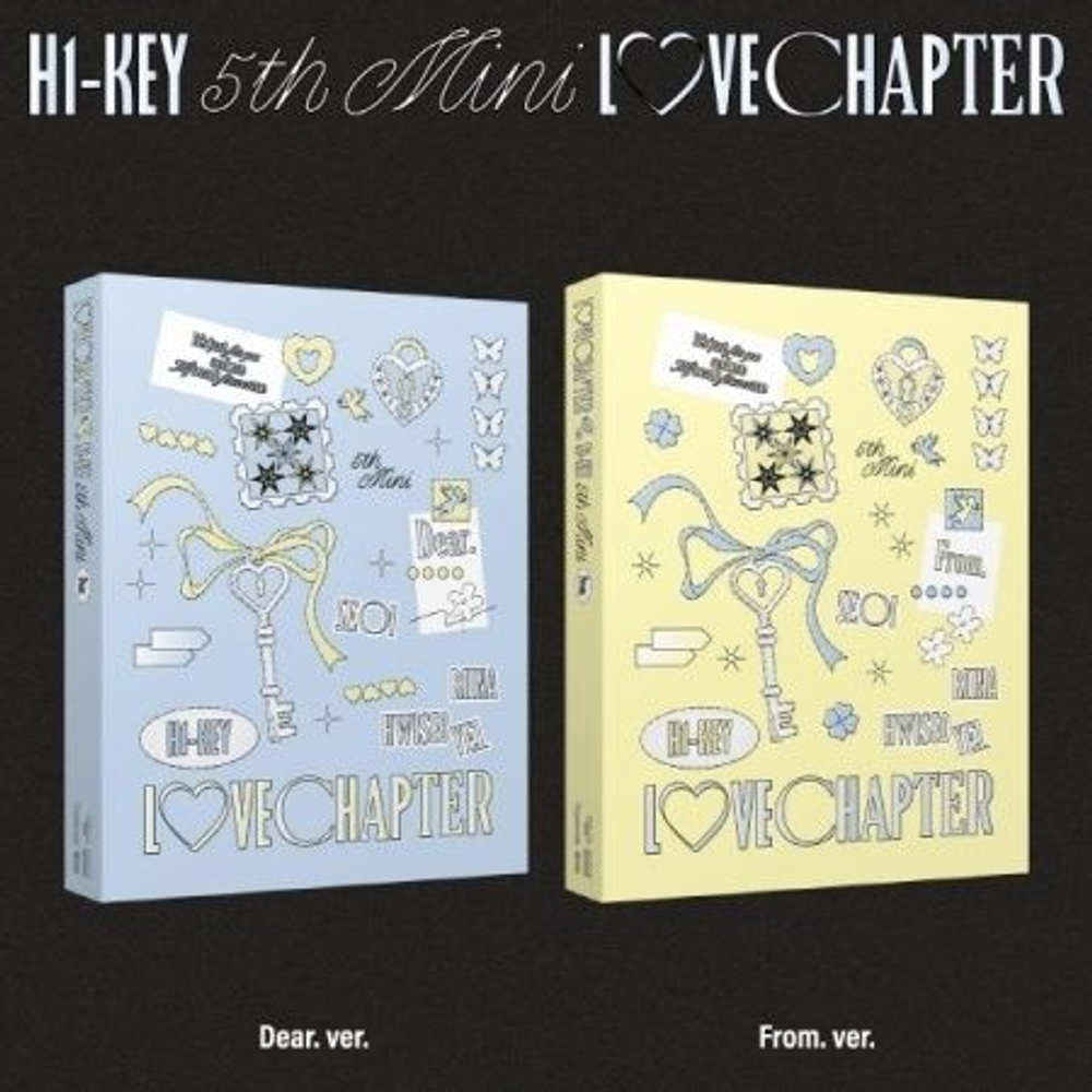 Альбом H1-KEY - LOVECHAPTER 5th Mini Album RANDOM Version