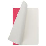 Тетрадь 48 л. без линовки обложка кожзам под замшу, сшивка, A5 (147х210мм), КОРАЛЛОВЫЙ, BRAUBERG CAPRISE, 403861