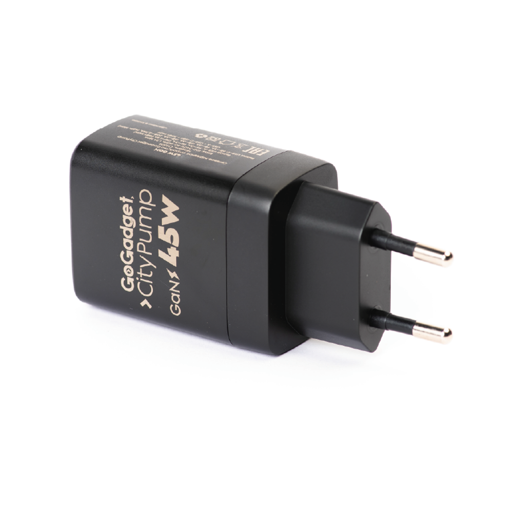Сетевое зарядное устройство GoGadget CityPump 45W 1хUSB-C 1xUSB-A GaN