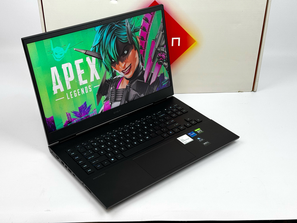 17.3" Игровой ноутбук HP Omen RTX 3080 Ti / Intel Core i7-12800HX / 16GB / 1TB/ 2.5K / 165Hz / Win11 / RU-EN клавиатура