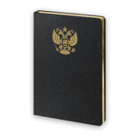 Подарочный набор: Шариковая ручка Parker Jotter Russia SE, цвет: St. Steel GT и Ежедневник недатированный "Герб"