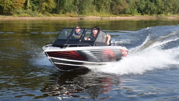 Алюминиевая лодка Wellboat 45АU