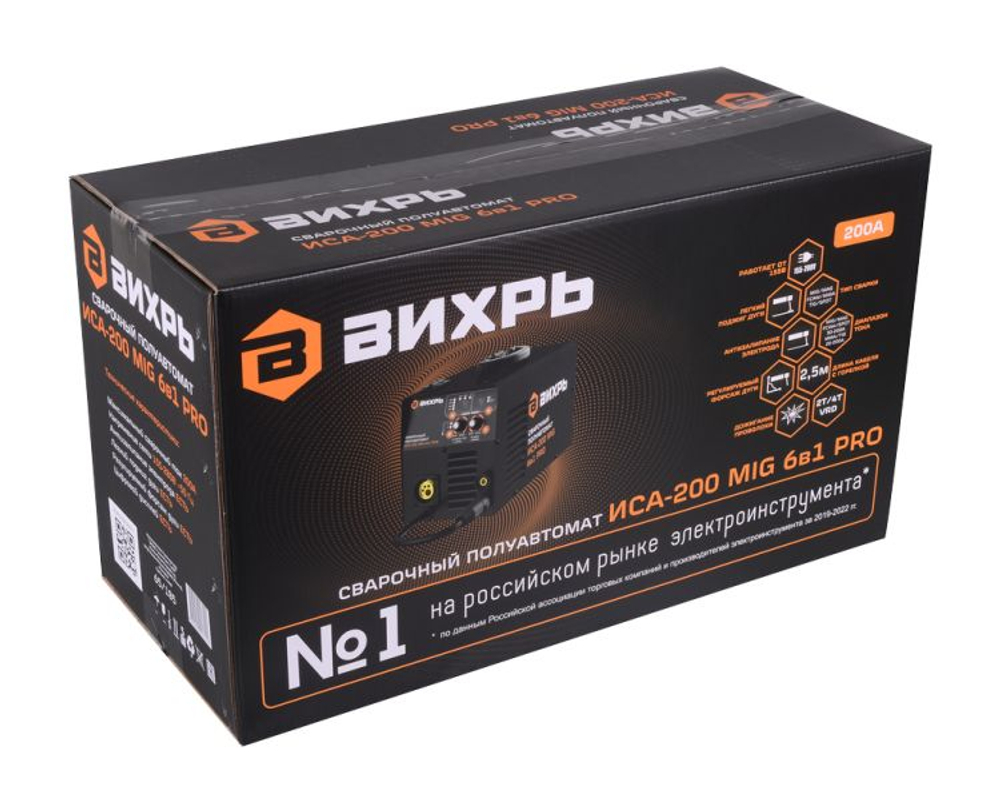 Сварочный полуавтомат Вихрь ИСА-180 MIG 5в1 PRO