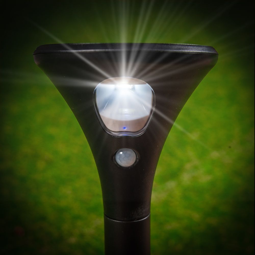 USL-F-169-PT630 SENSOR Садовый светильник на солнечной батарее. с датчиком движения. 1 светодиод. Белый свет. 1x3.7V Li-Ion аккумулятор в-к. IP44. TM Uniel